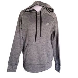 Adidas Climawear Womens Sweatshirt Heathered Gray Sz S